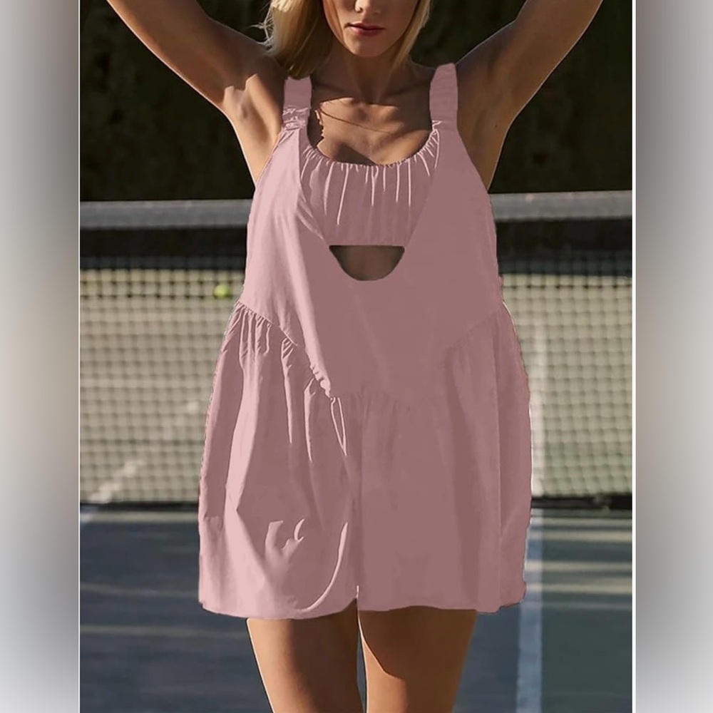 NWT AnotherChill Pink Sleeveless Cutout Dress